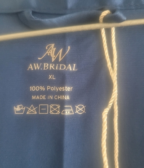 Elegant Blue Women's Robe - Picture 4 of 9